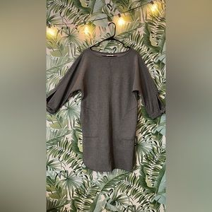 Max studio black and white dress with pockets